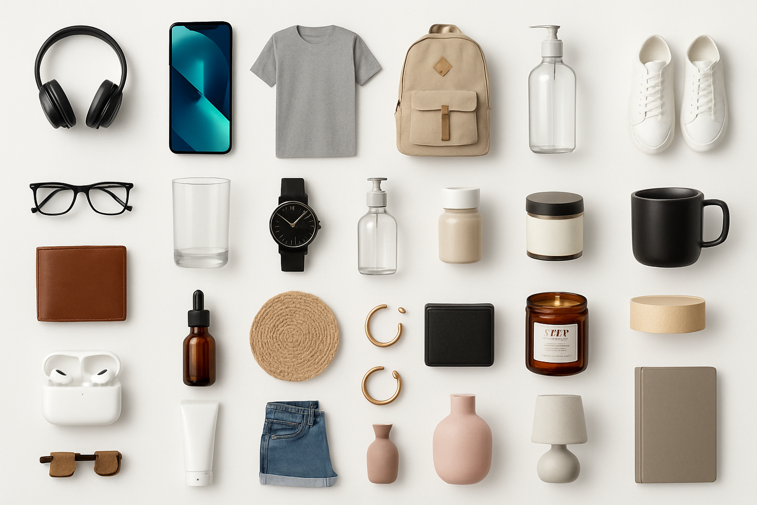 a catalog of all products together